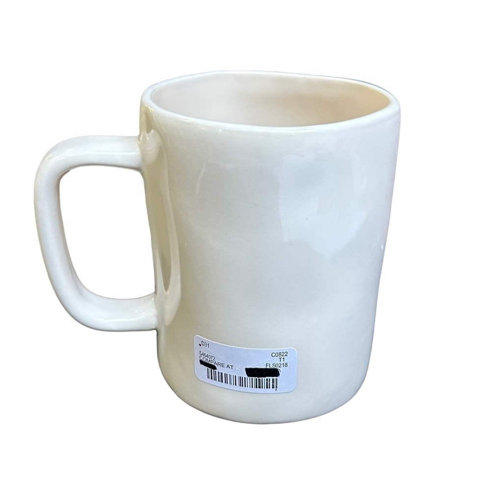 Rae Dunn BE CURIOUS Mug White with Large Long Letters Coffee Tea NWT 2018 OG - Picture 5 of 11